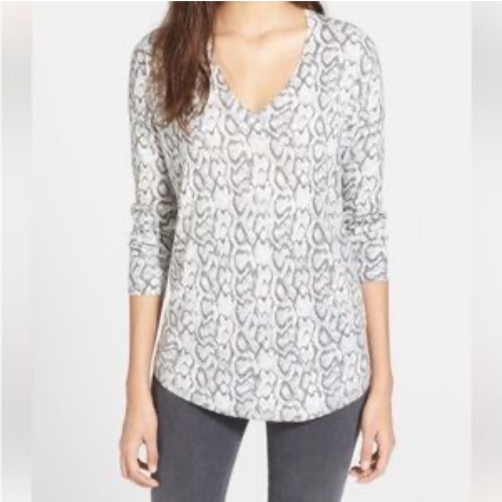 Joie animal print tunic sweater size XS